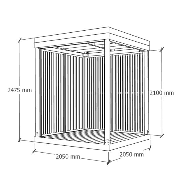Sunroom 2x2m