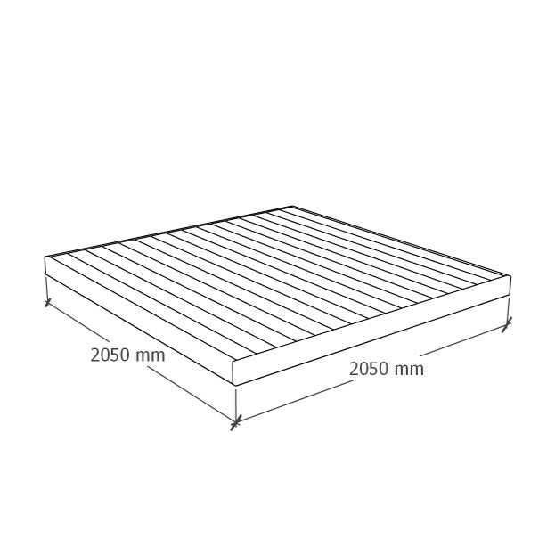 Deck 2x2m