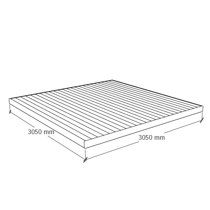 Deck 3x3m