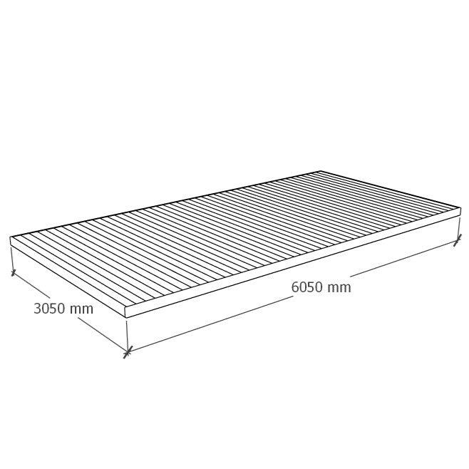 Terrass 6x3m