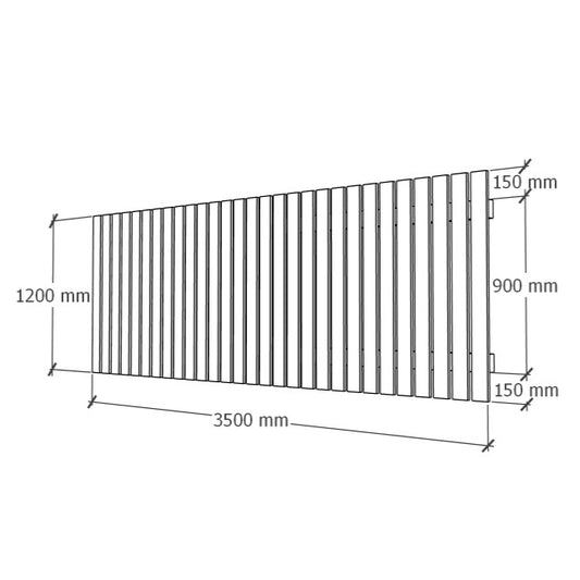 Fence module 1.2x3.5m