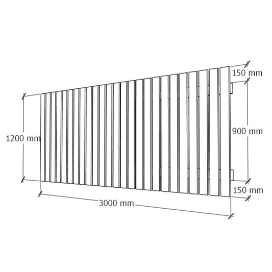 Fence module 1.2x3m