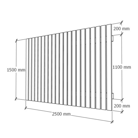 Fence module 1.5x2.5m