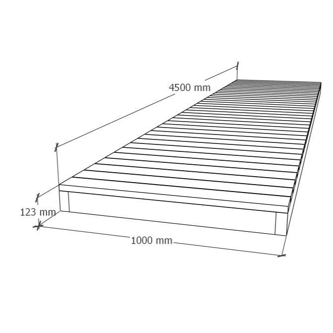 Terrassi käiguteemoodul 1x4.5m