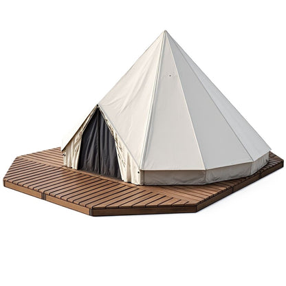 Erimuotoinen terassi 4x5m