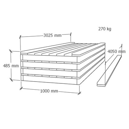 Deck 4x3m