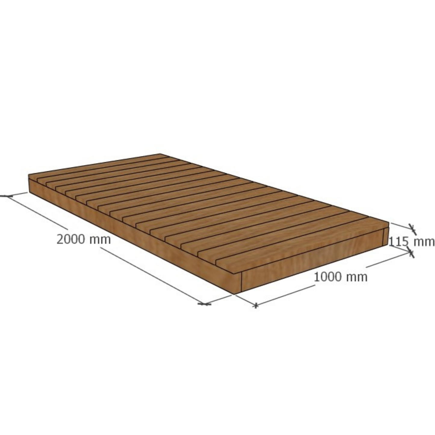 Terrassi käiguteemoodul 1x2m