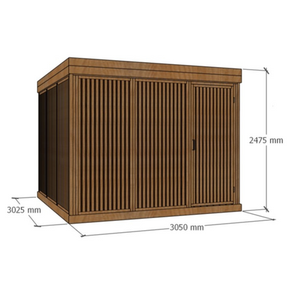 Varasto 3x3m