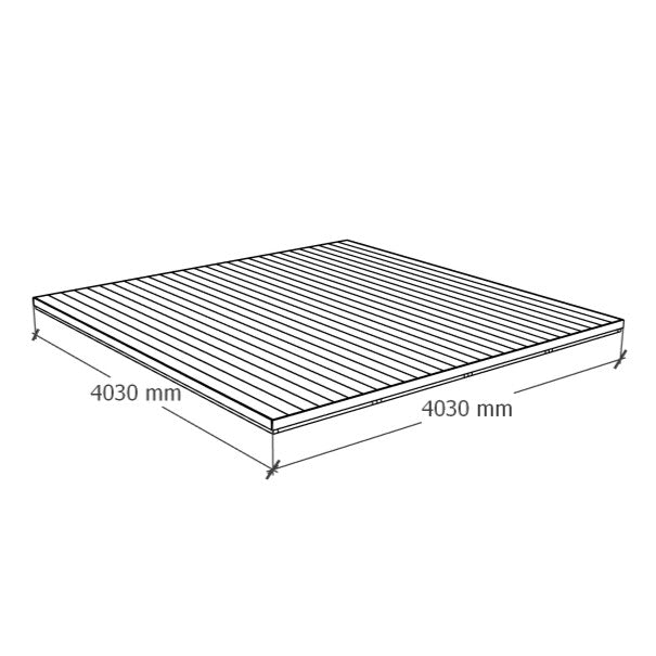 Komposiittiterassi 4x4m