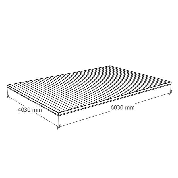 Komposiittiterassi 6x4m