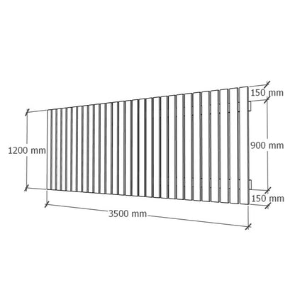 Fence module 1.2x3.5m