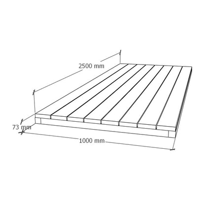 Põrandamoodul 1x2.5m