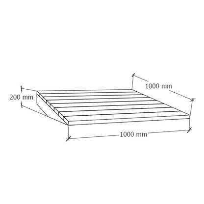 Kaldteemoodul 1x1 m pikikalle 20%