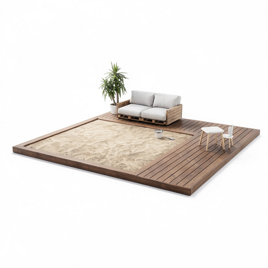 Sandbox Deck 4x4m
