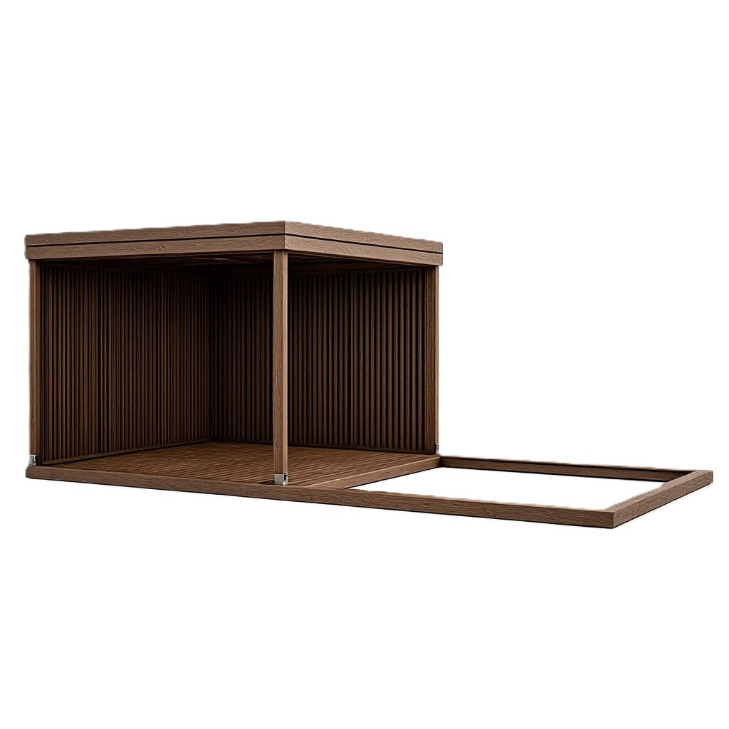 Varjualune liivakastiga terrassiga 6x3m