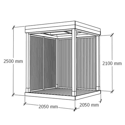 Sunroom 2x2m