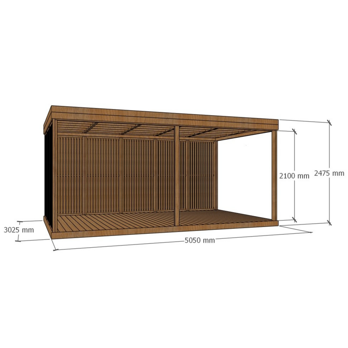 Varjualune 5x3m