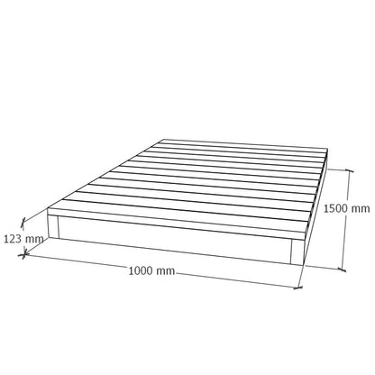 Terassin kävelytie elementti 1x1.5m